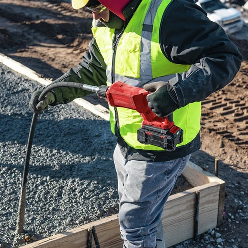 Aplikace betonových vibrátorů